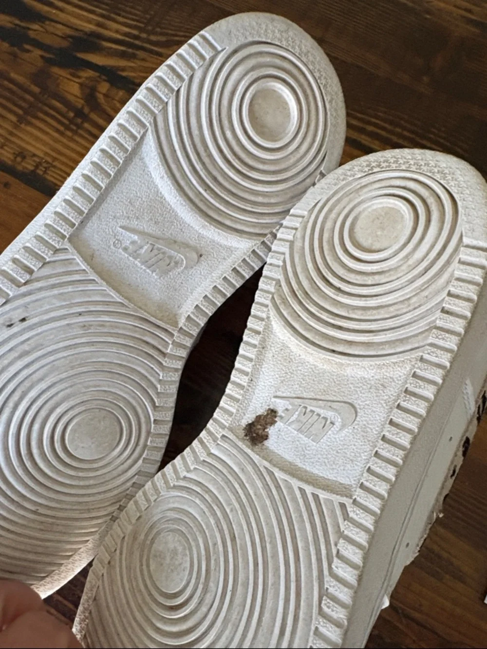 Nike Women’s White Low-Top Sneakers with Leopard Swoosh - Picture 5 of 6